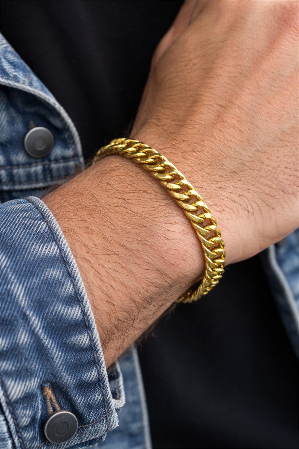 Gold Zincir Model Bileklik 