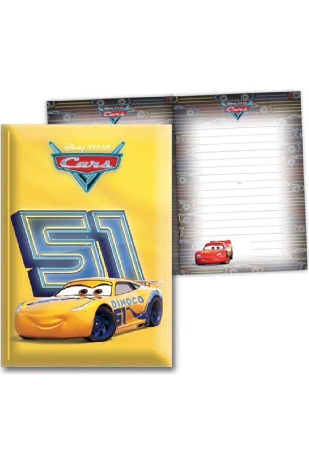 104 Yaprak 14x20 Cars Kilitli Hatıra Defteri