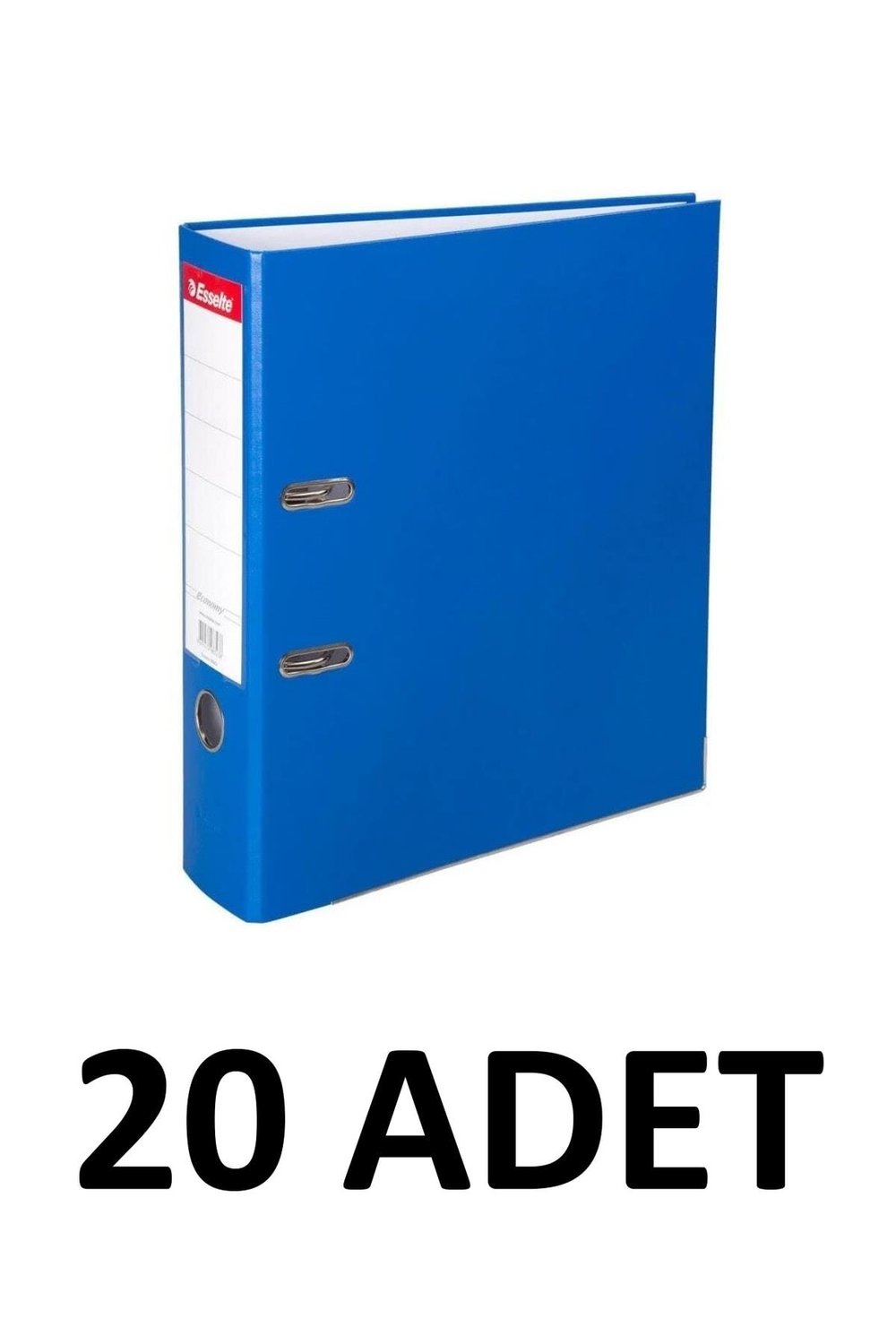 20 Adet Mavi Dar Plastik Büro Klasörü 9945eco