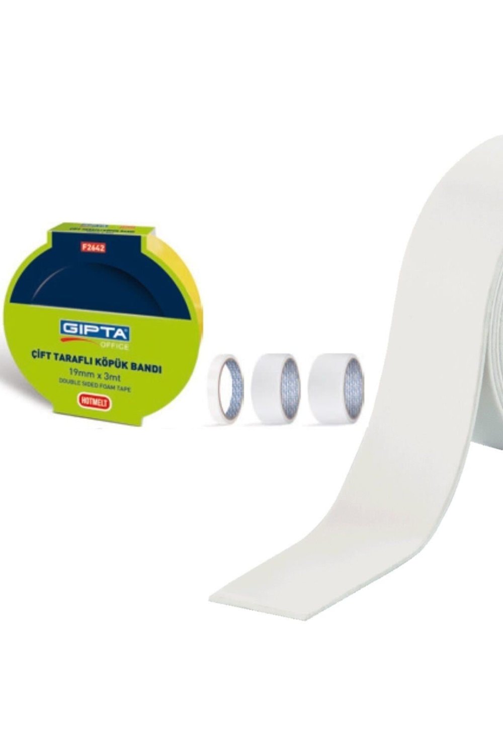 25 mm x 3 Metre Çift Taraflı Köpük Bant (25x3) (F2643)