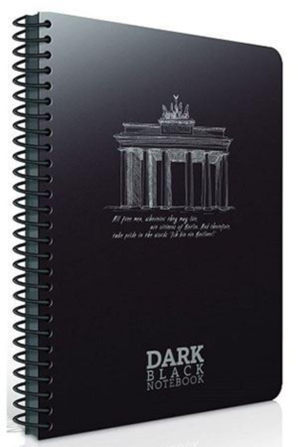 2674 Dark Spiralli 12x17 50 Yp. Çizgisiz Plastik Kapak