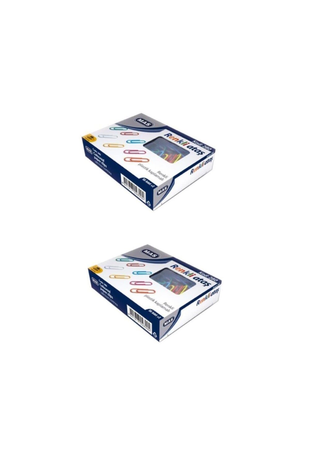 280 Pls Renkli Ataç ( Pvc Kaplı ) 28 Mm 2 Adet