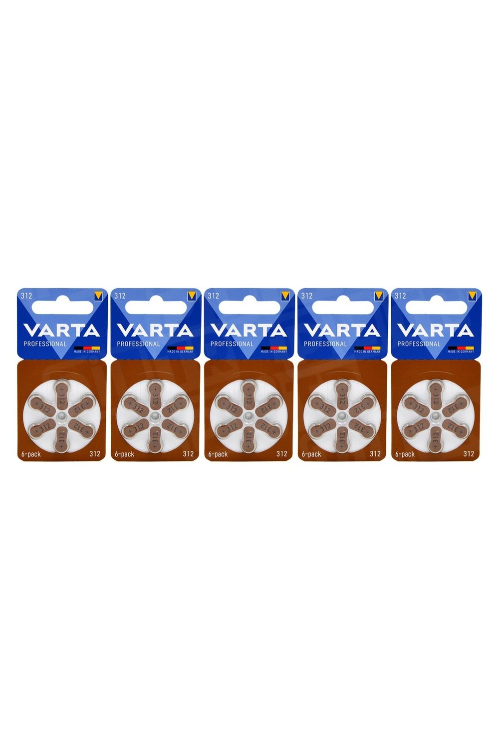 312 Numara Işitme Cihaz Pili 6x5 (30 Adet)