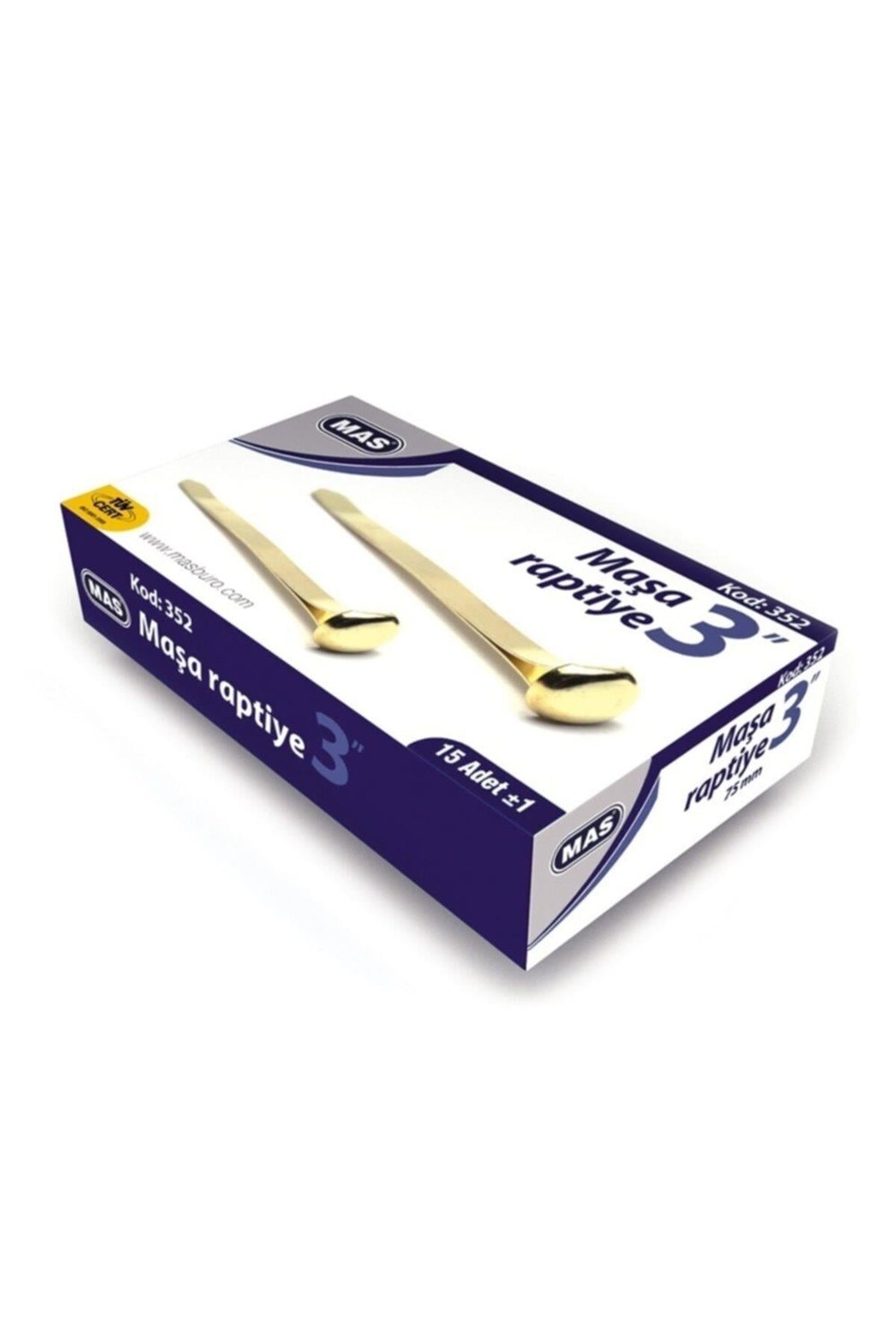 352 Maşa Raptiye No:15 75 Mm 15 Li (24 Kutu)