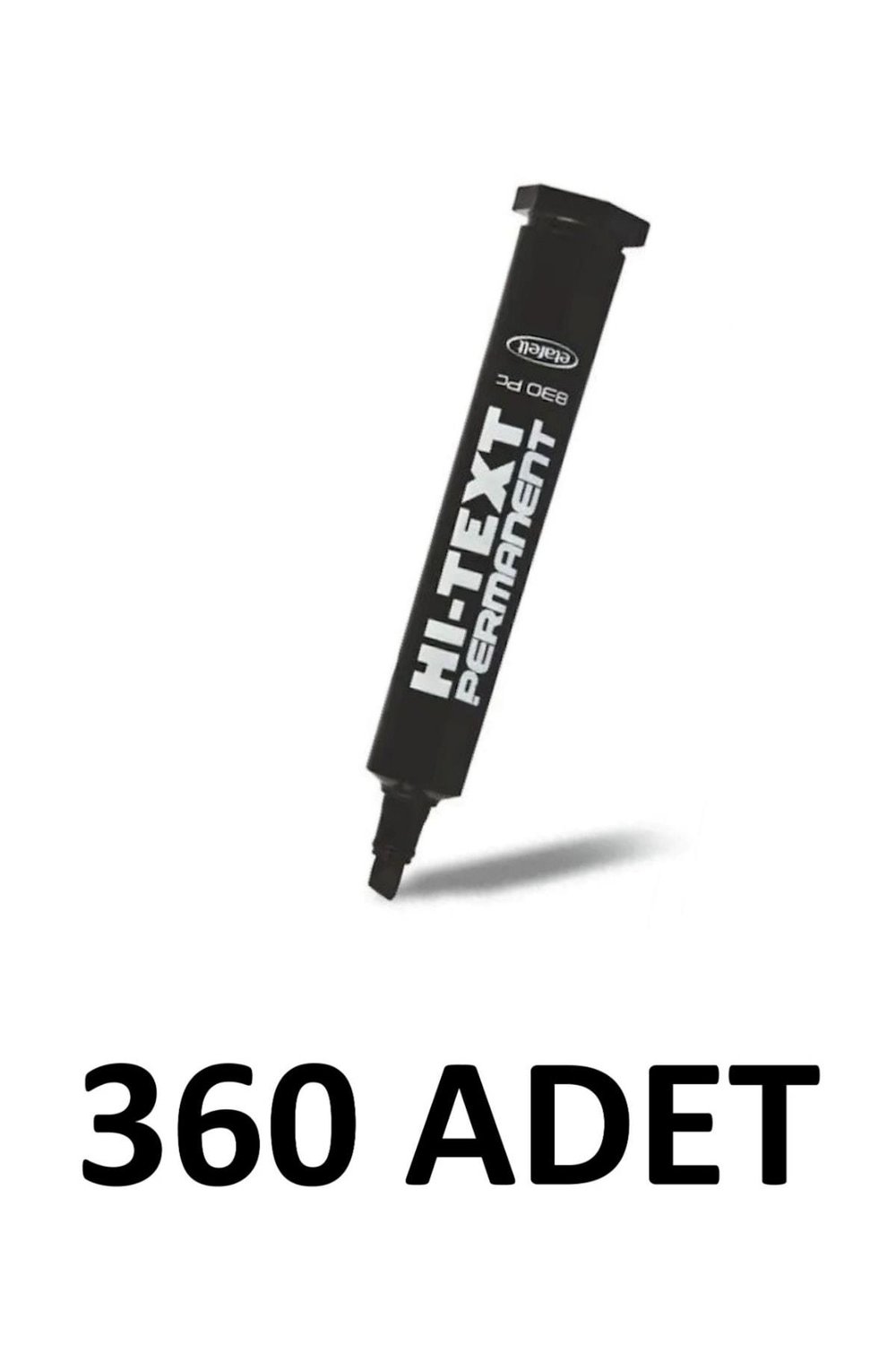 360 Adet 830pc Kesik Uç Permanent Kalem Koli Kalemi Siyah