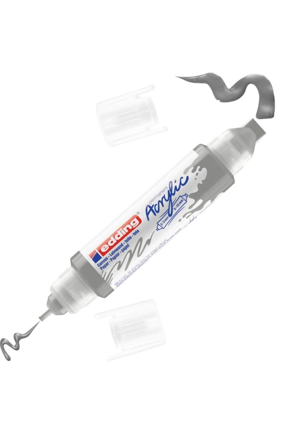 5400 Akrilik 3d Double Liner 2-3, 5-10 Mm 2 Başlık - Gümüş