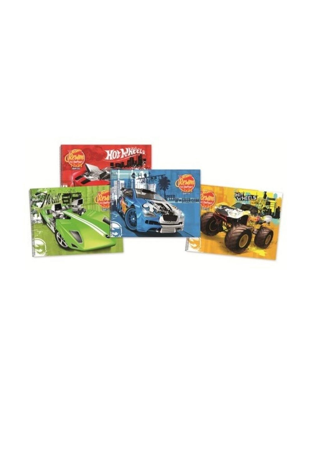 5438 Hot Wheels Resim Defteri 35x50 cm 15 Yaprak