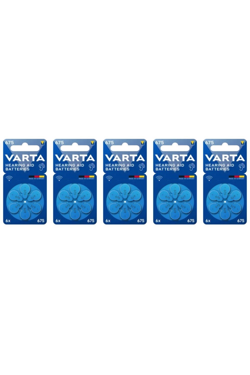 675 Numara İşitme Cihaz Pili (5 paket - 30 adet)