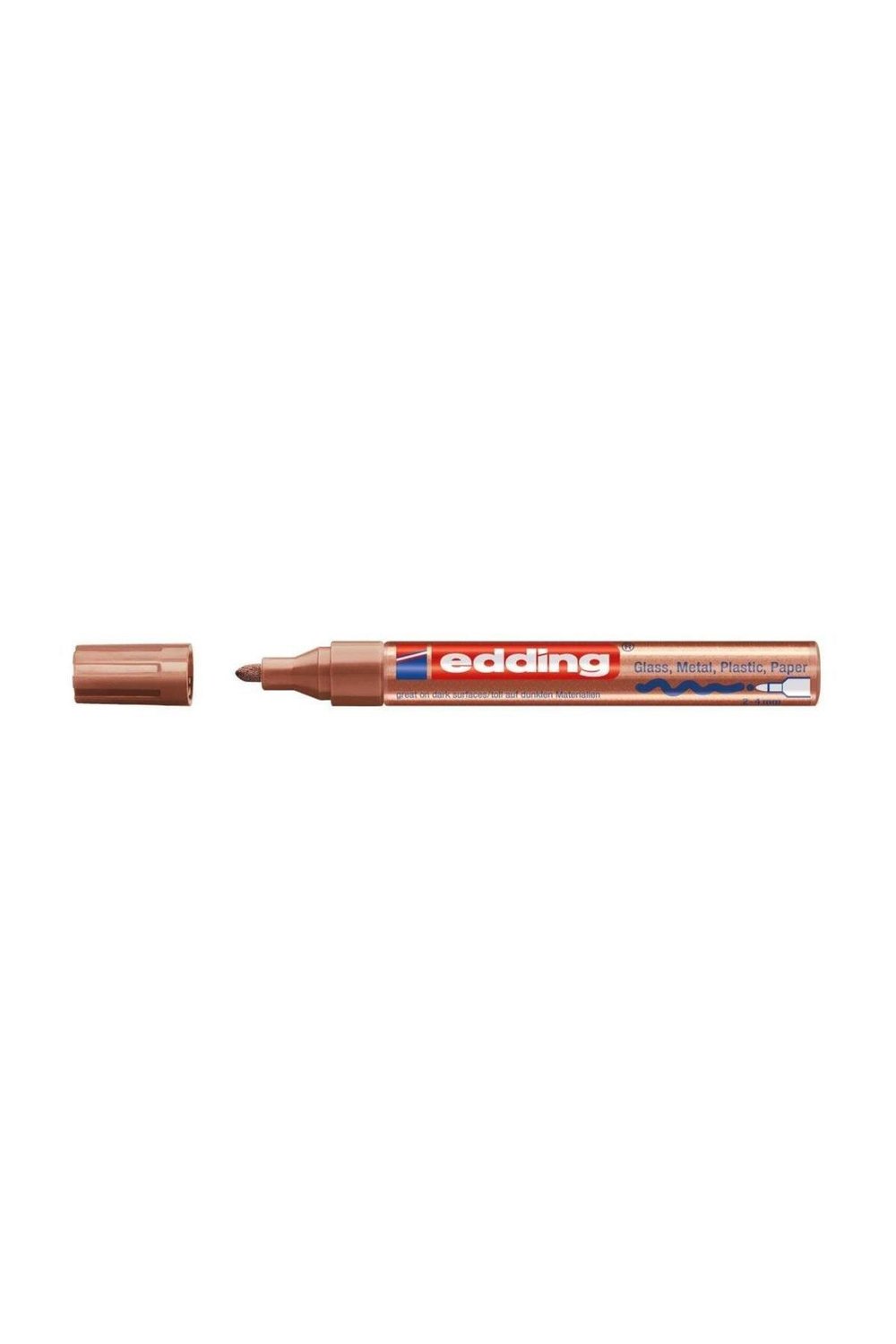 750 Markör Boya Kalemi 2-4 Mm Bakır Yuvarlak Uçlu (10 Lu Paket)