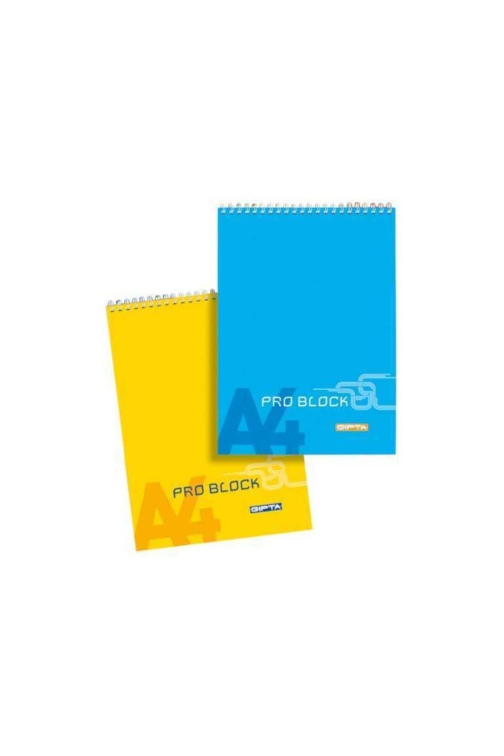 A4 Bloknot Pro-block Spiralli Karton Kapak Kareli 40 Yaprak 3-1398000-2181 (12 Li Paket)