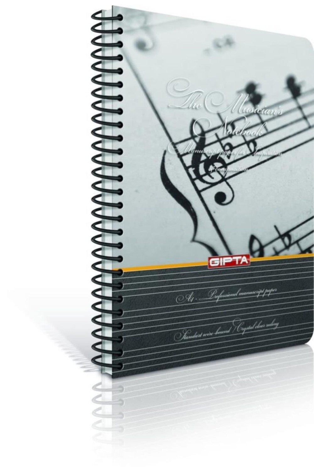 A4 Spiralli Sert Kapak Müzik Defteri 80 Yaprak (2 Li Paket) 1700