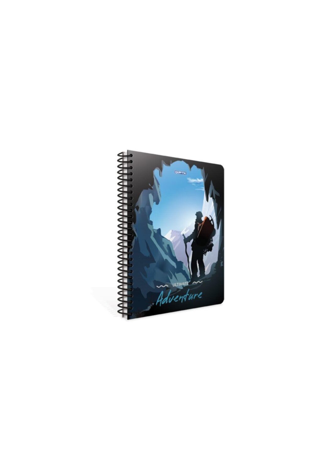 Adventure Spiralli Karton Kapak Defter 17x24cm 80 Yaprak Çizgili (4 Lü Paket) 3847