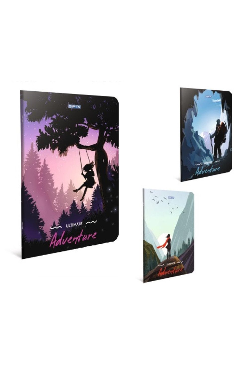 Adventure Tel Dikişli Karton Kapak Defter (a4) 60 Yaprak ( Kareli )