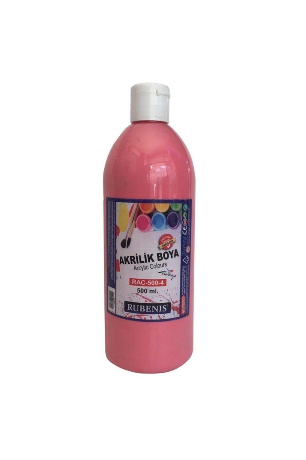 Akrilik Boya 500 Ml. Pembe Rac-500-4