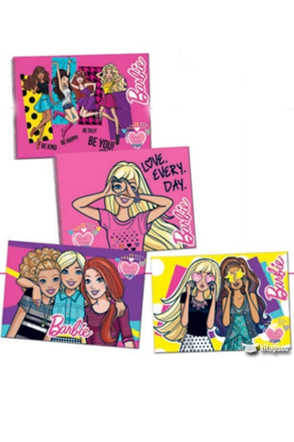 Barbie Spiralli 15 Yaprak Resim Defteri 17x24 (5454)