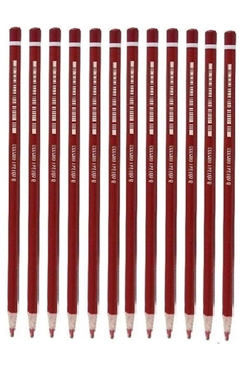 Basic Kırmızı Kopya Kurşun Kalem 1 Düzine (12 ADET)