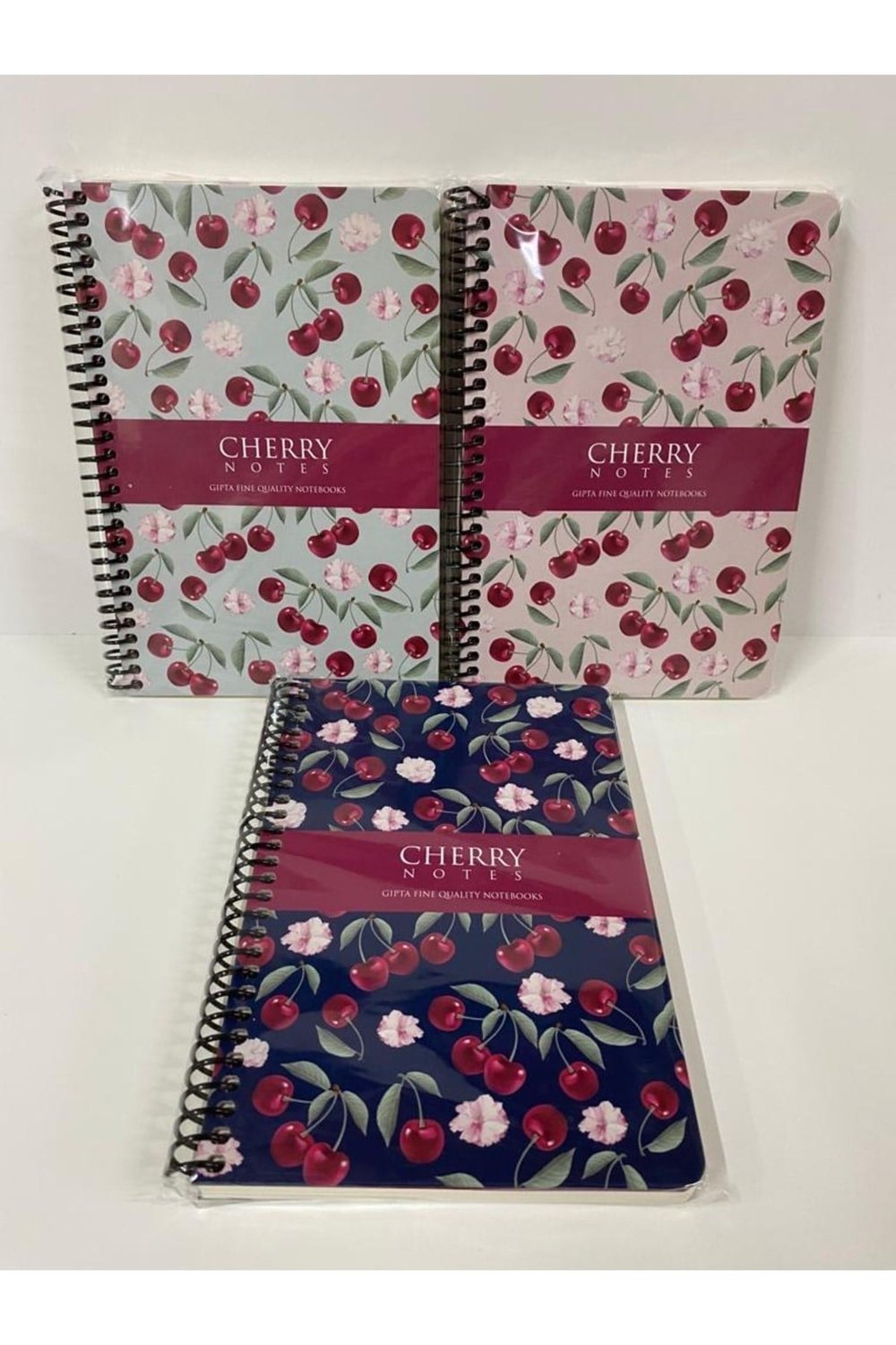 Cherry Notes 120 Yp 17.24 Boy Kareli Defter 3 Adet