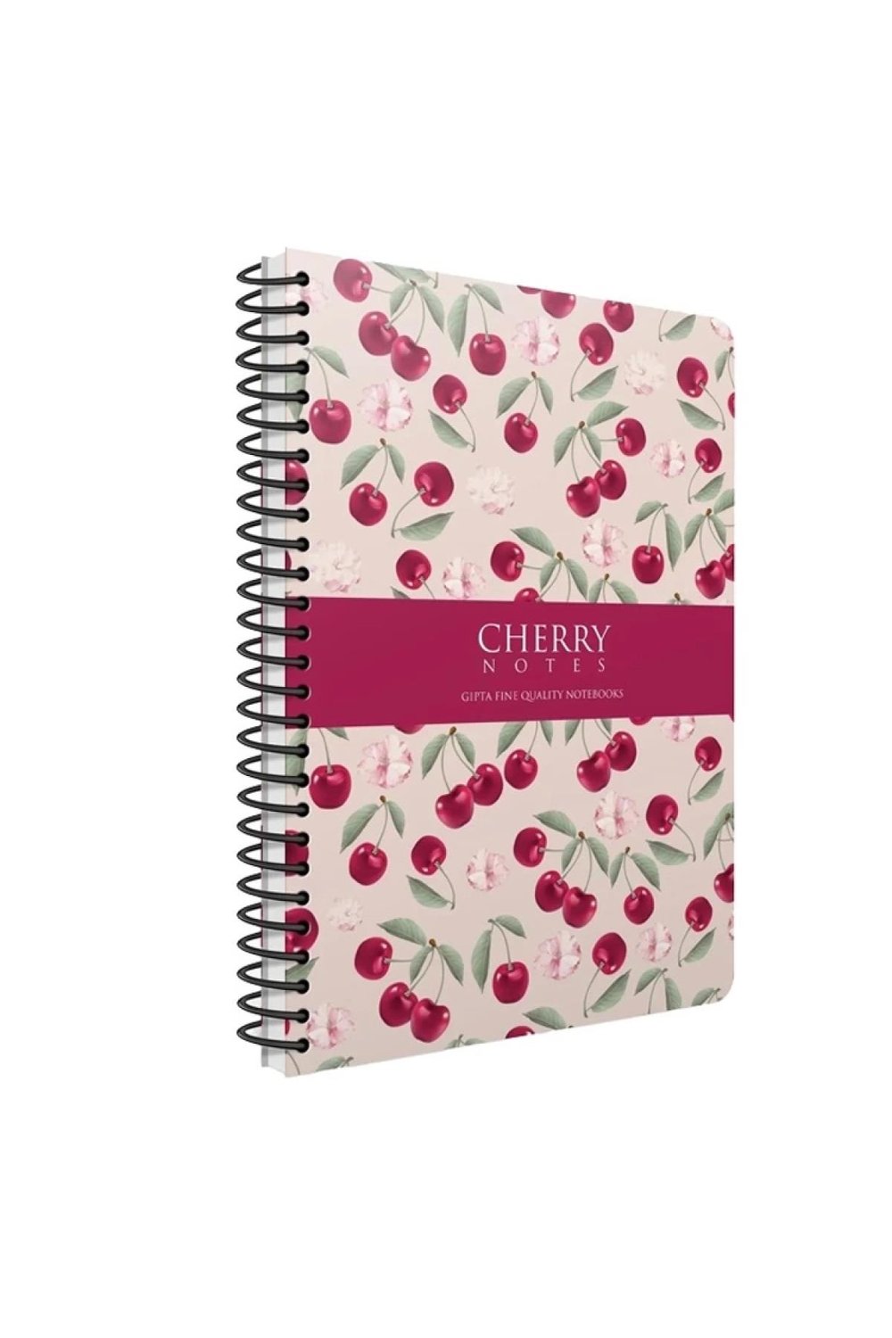 CHERRY SPİRALLİ SERT KAPAK 17x24 120YP.KARELİ DEFTER