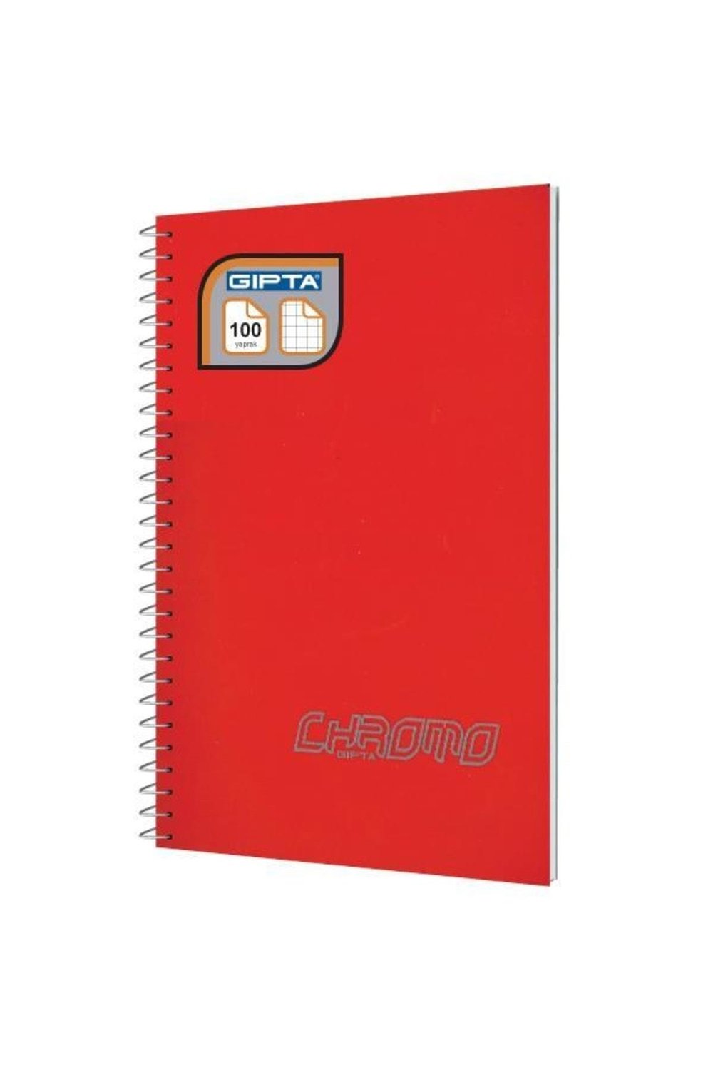 Chromo A4 100 Yaprak Spiralli Kareli Defter