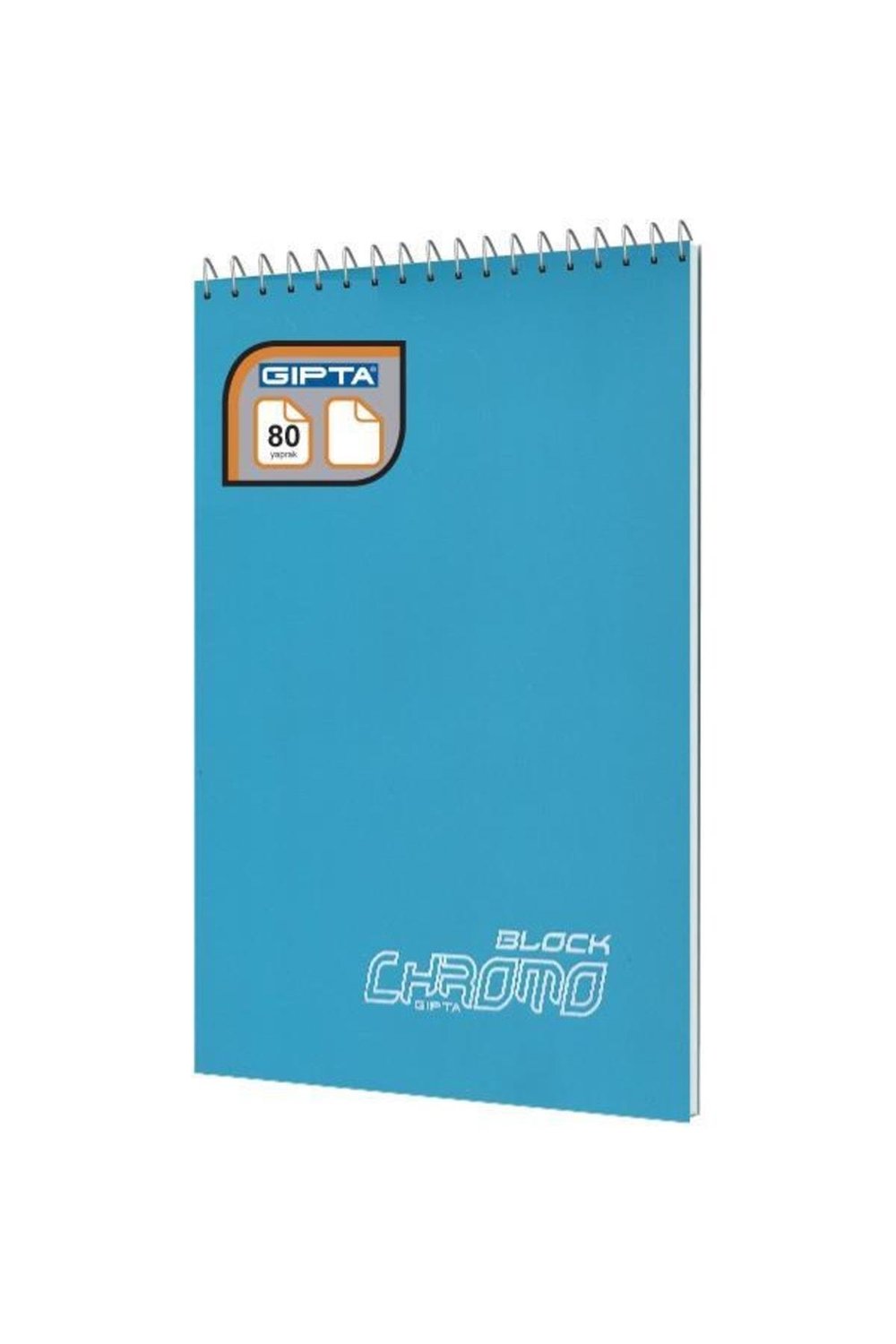 Chromo Block A4 80 Yaprak Spiralli Çizgisiz Defter