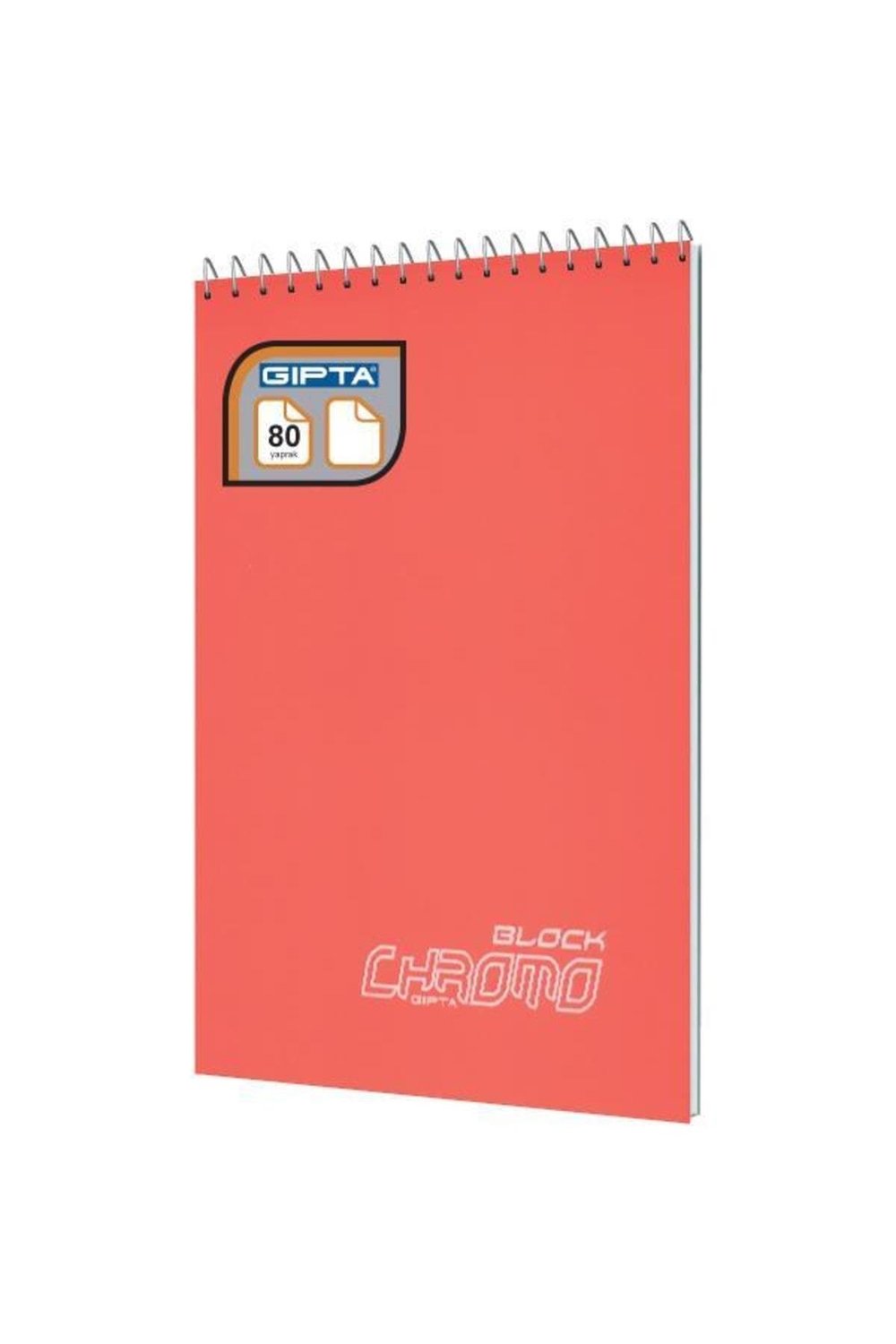 Chromo Block A4 80 Yaprak Spiralli Çizgisiz Defter