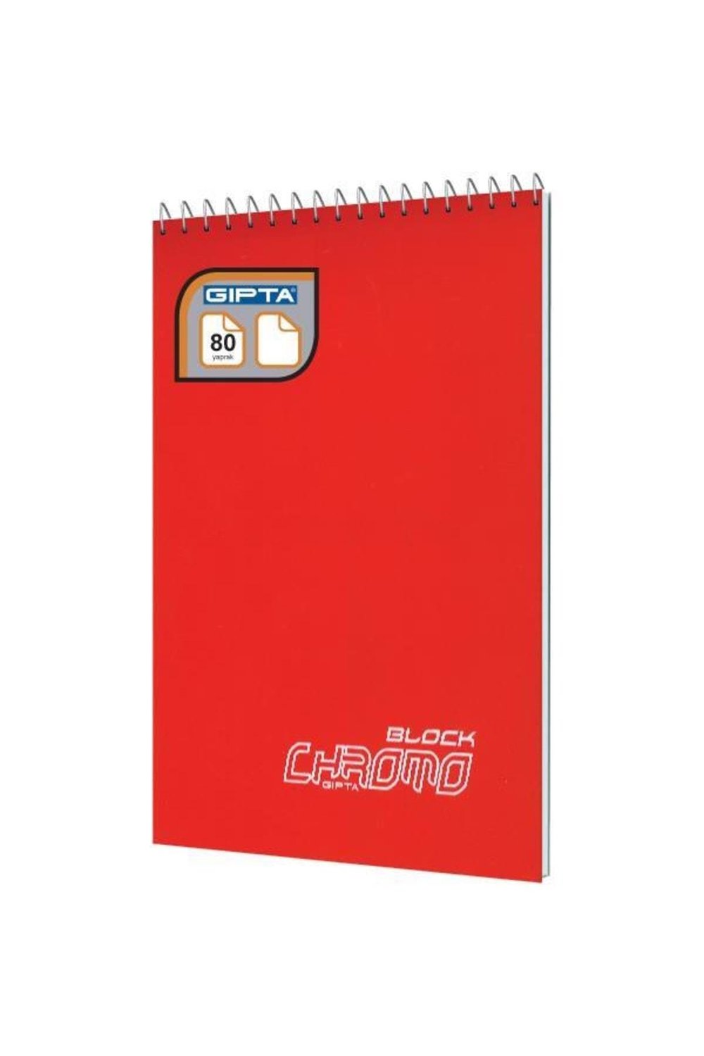 Chromo Block A4 80 Yaprak Spiralli Çizgisiz Defter