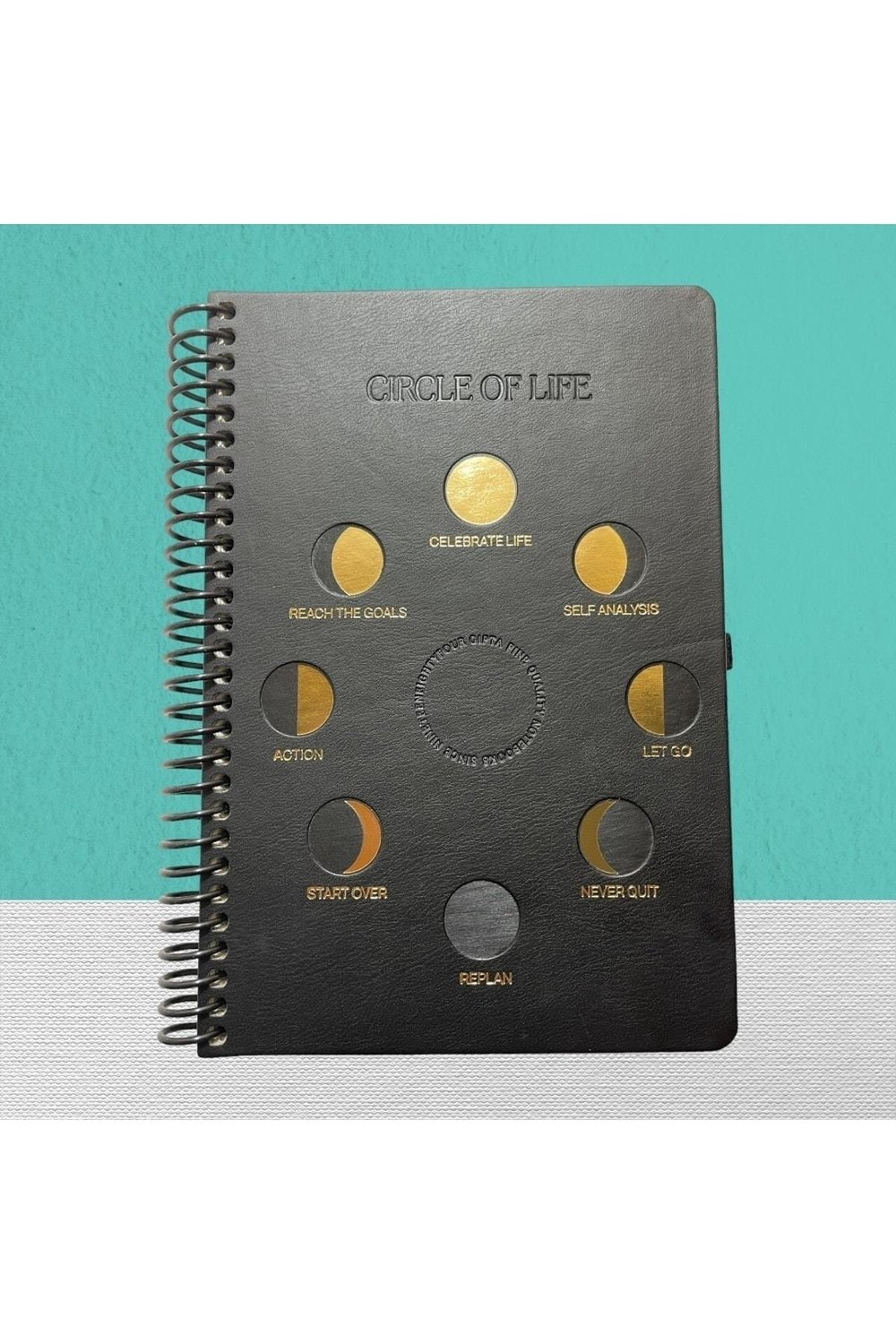 Cırcle Of Lıne Sp. Deri Kpk. Defter 17x24 120yp Çizgili