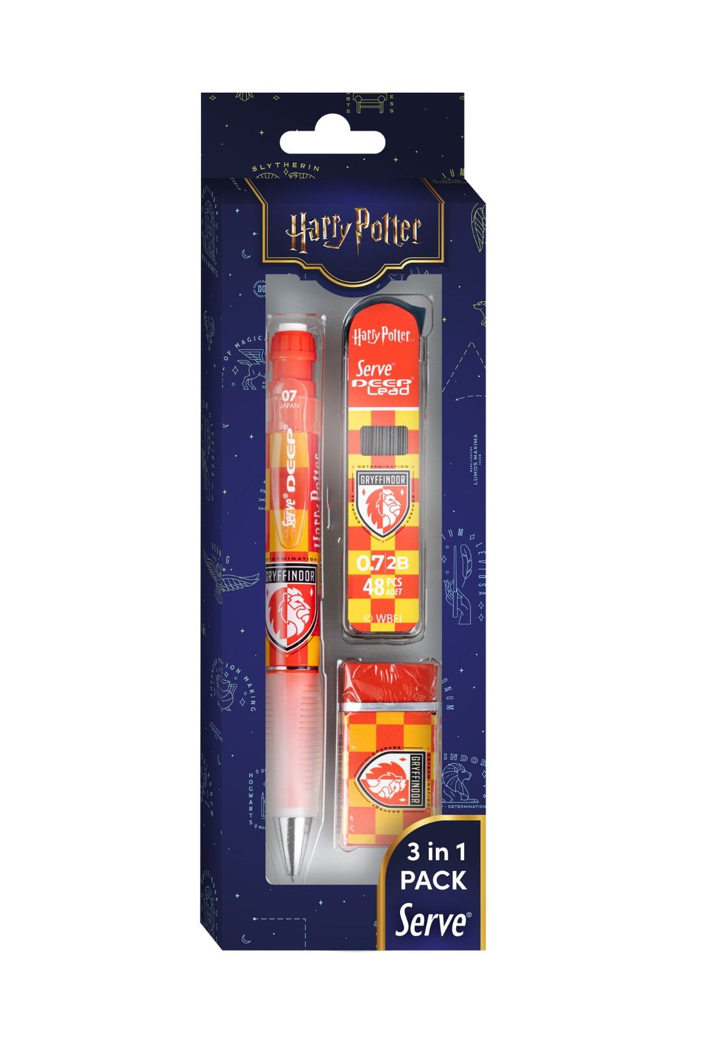 Deep Harry Potter Damalı 3'lü Set