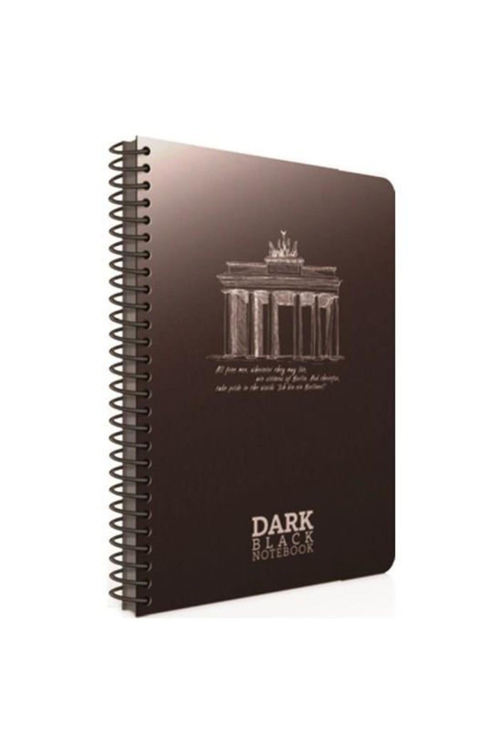 Defter Dark 12x17 50 Yp Siyah Çizgisiz 2674 / Gıpta