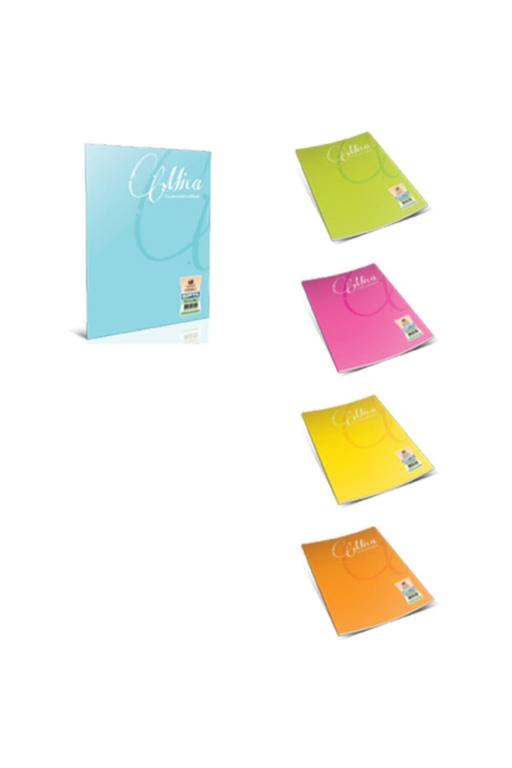 Defter (dikişli) Mica Plastik Kapak Kareli 40 Yp A4 1703