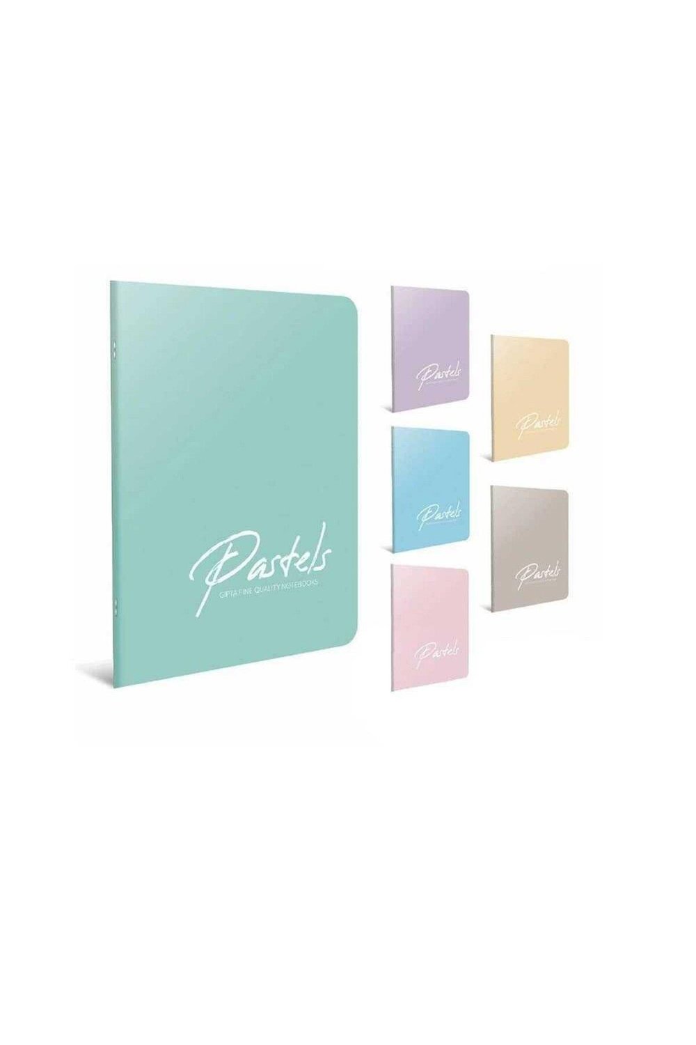 Defter Pastels Tel Dikişli Plastik Kapak A4 60 Yaprak Çizgisiz