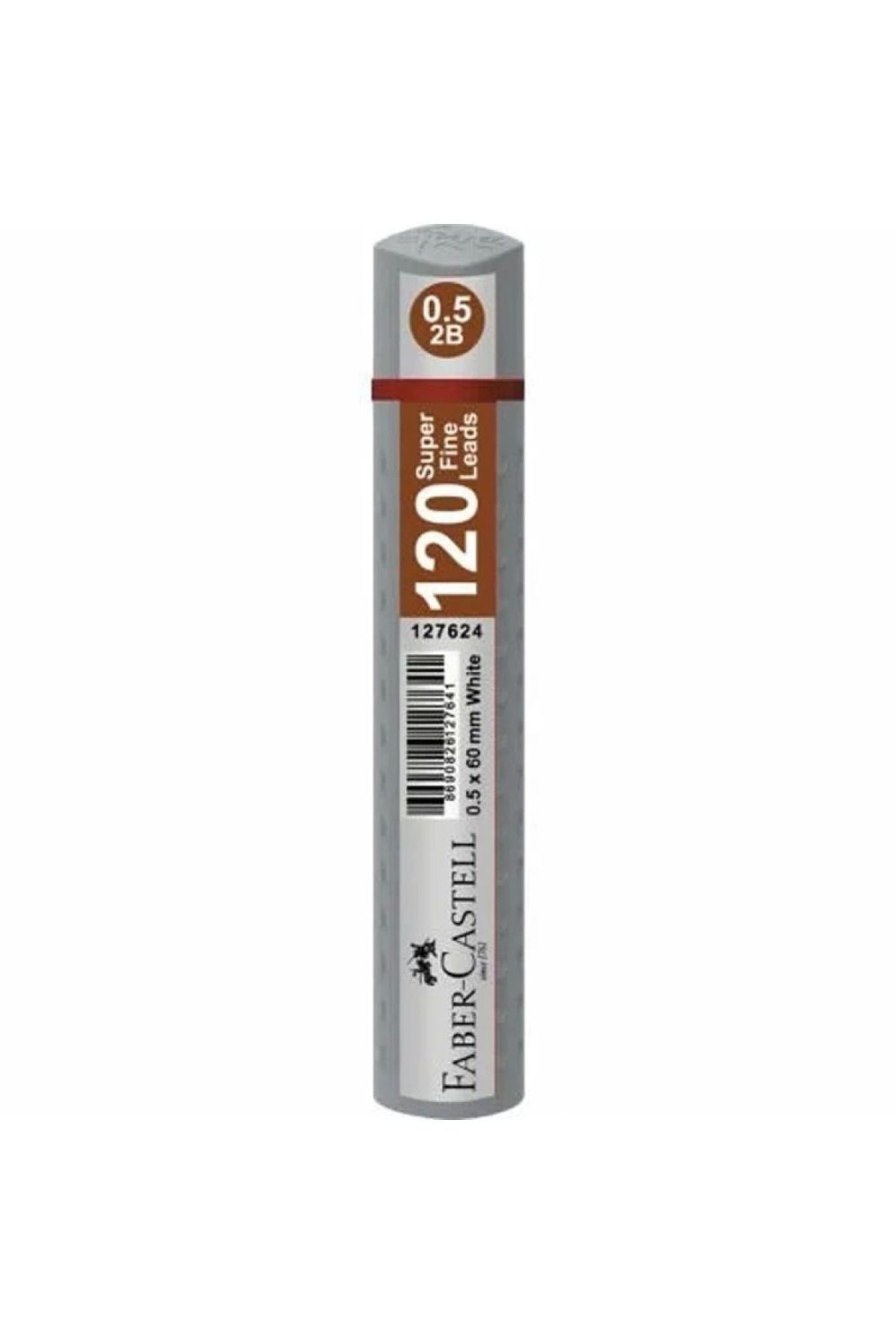 FABER CASTEL MİN 0,5 2B 60 MM 120 Lİ GÜMÜŞ