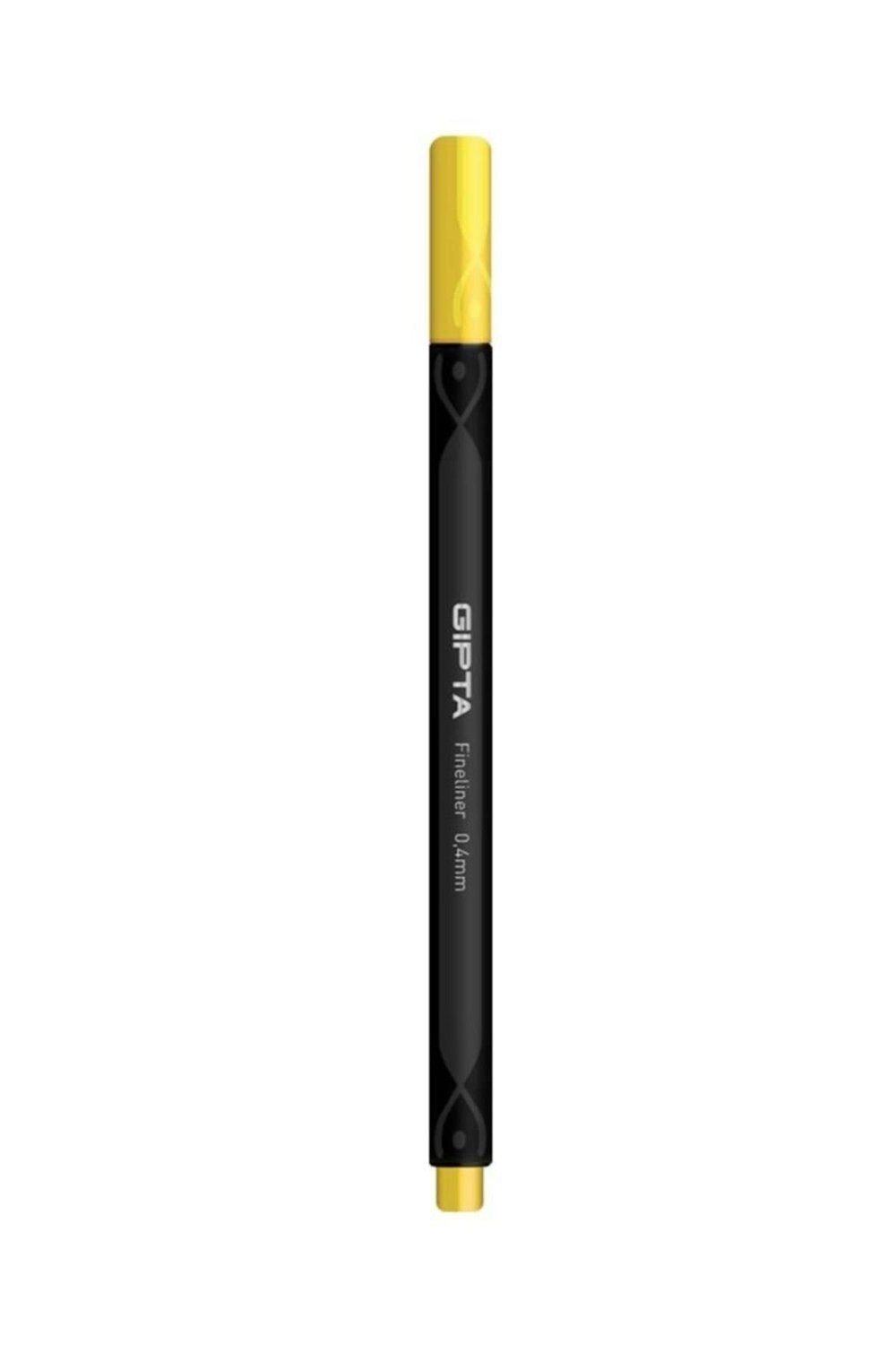 Fineliner Ince Keçe Uçlu Kalem 0,4 Mm Karton Kutu Üçgen Sarı (12 Li Paket) K600031
