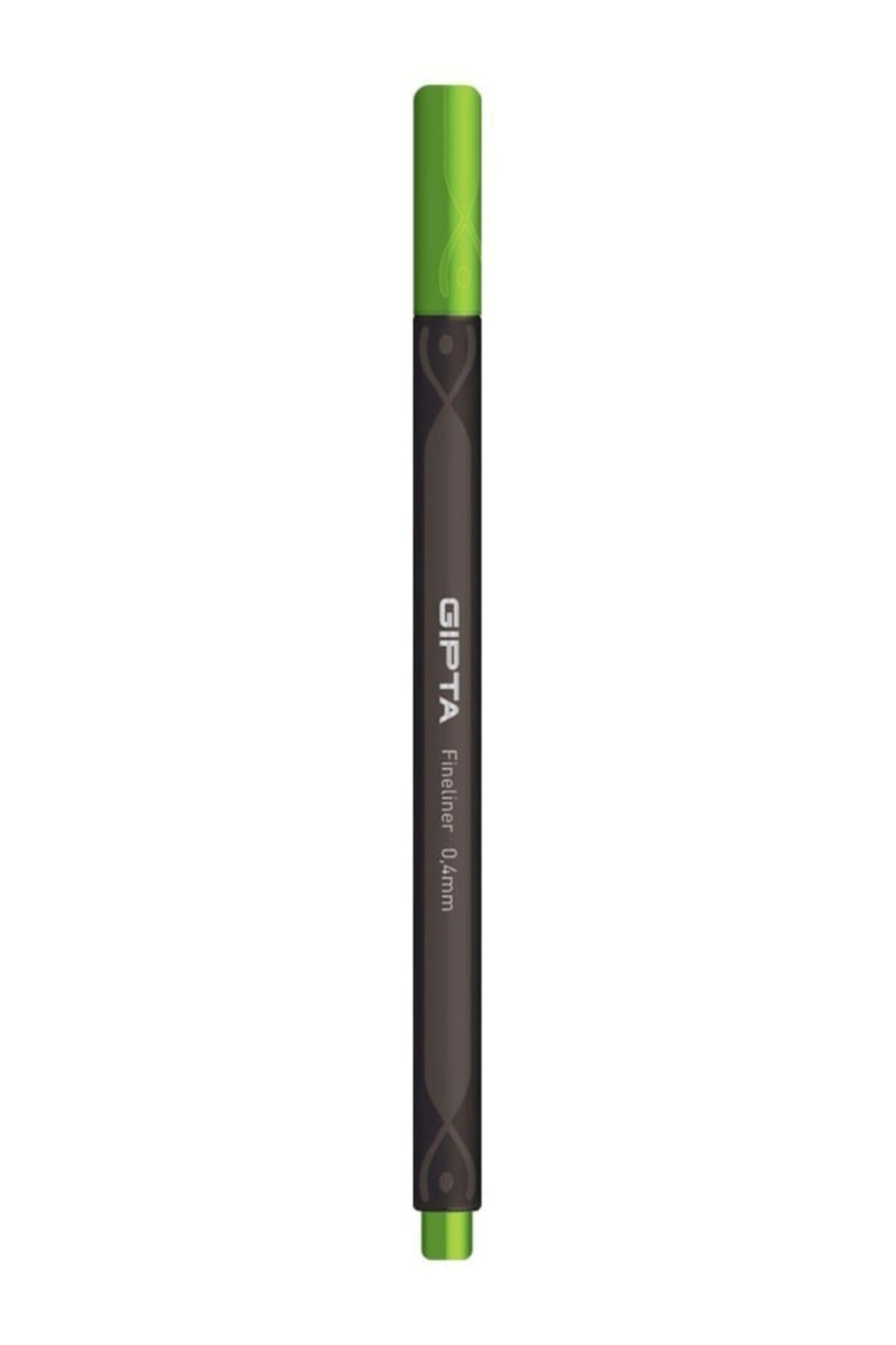 Fineliner Ince Keçe Uçlu Kalem 0,4 Mm Karton Kutu Üçgen Koyu Yeşil (12 Li Paket) K600006
