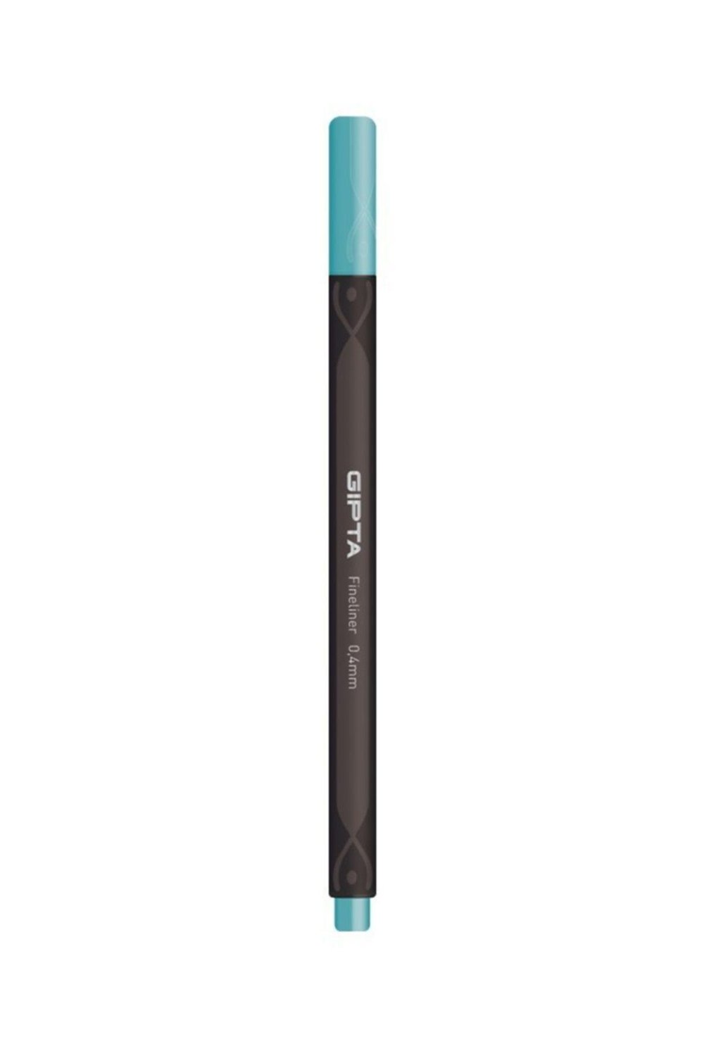 Fineliner Ince Keçe Uçlu Kalem 0,4 Mm Karton Kutu Üçgen Açık Mavi (12 Li Paket) K600081
