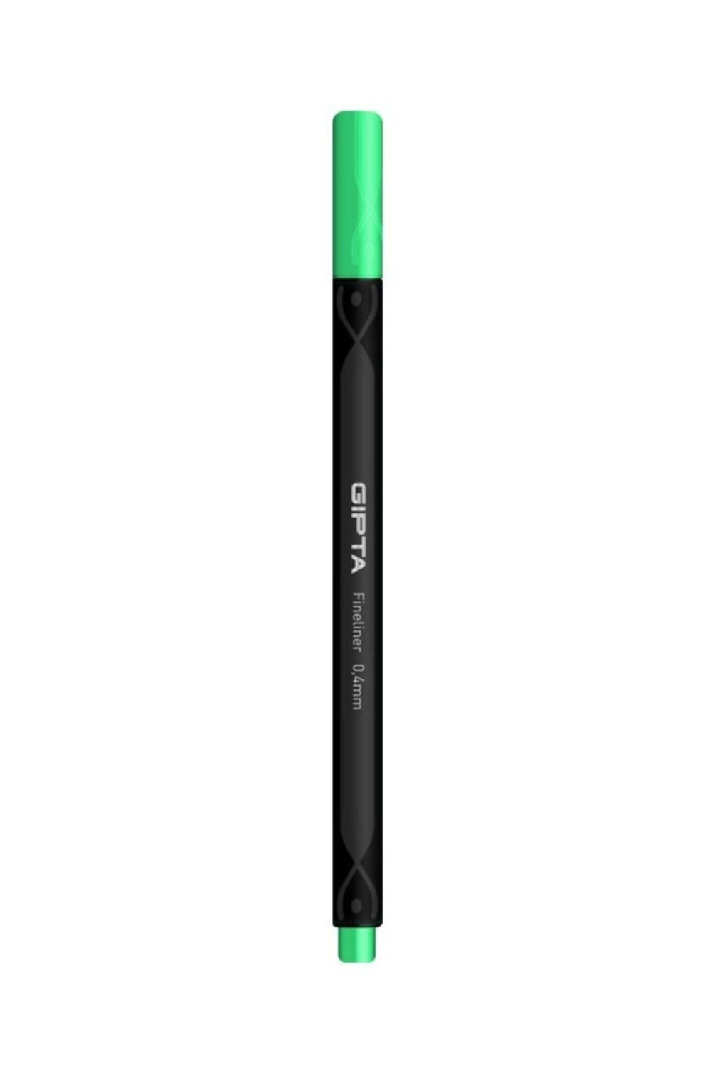 Fineliner Ince Keçe Uçlu Kalem 0,4 Mm Karton Kutu Üçgen Yeşim (12 Li Paket) K600058