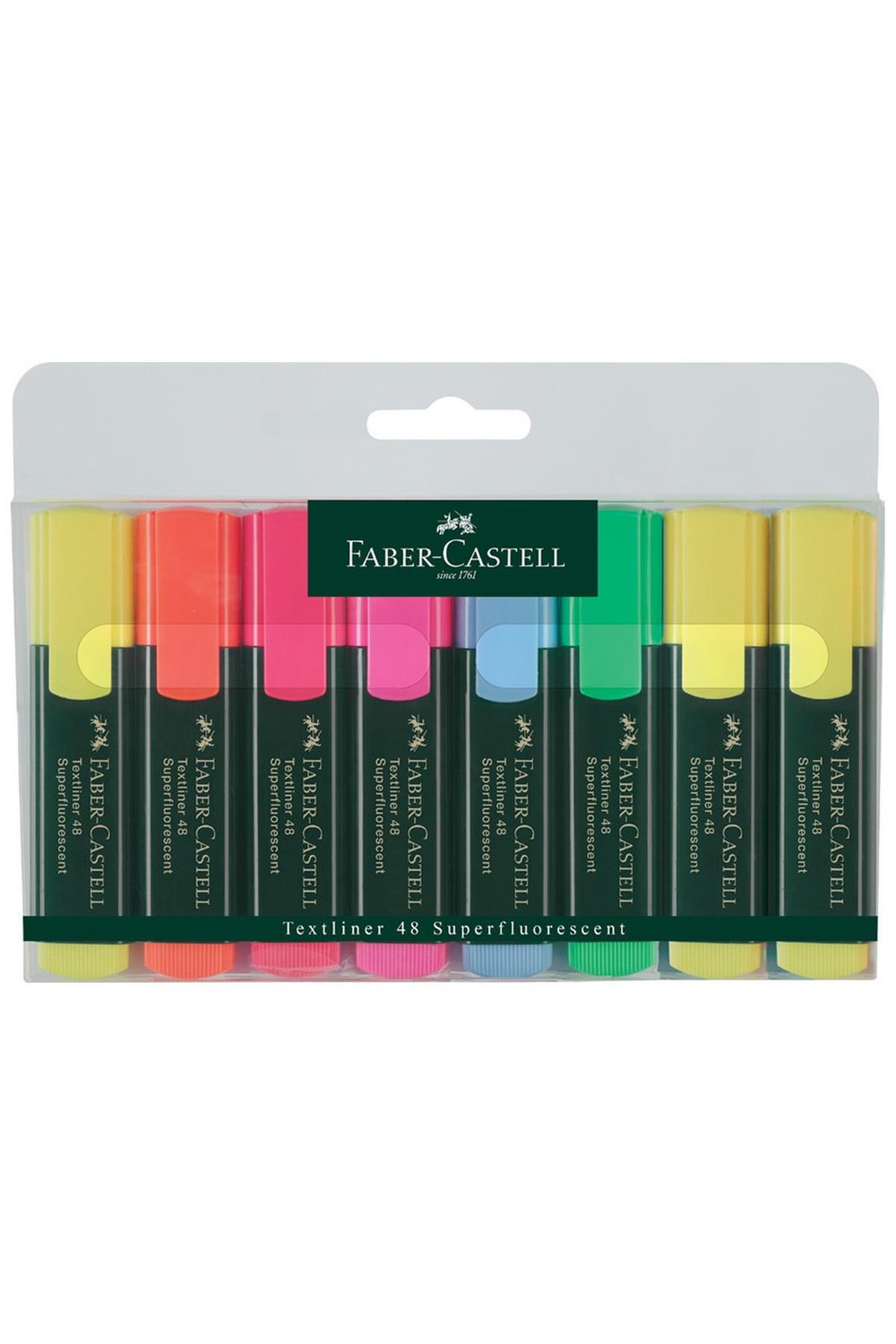 Fosforlu Kalem Karışık Renk 8'li Set,Su Bazlı, Kesik Uçlu, Ergonomik Tasarım