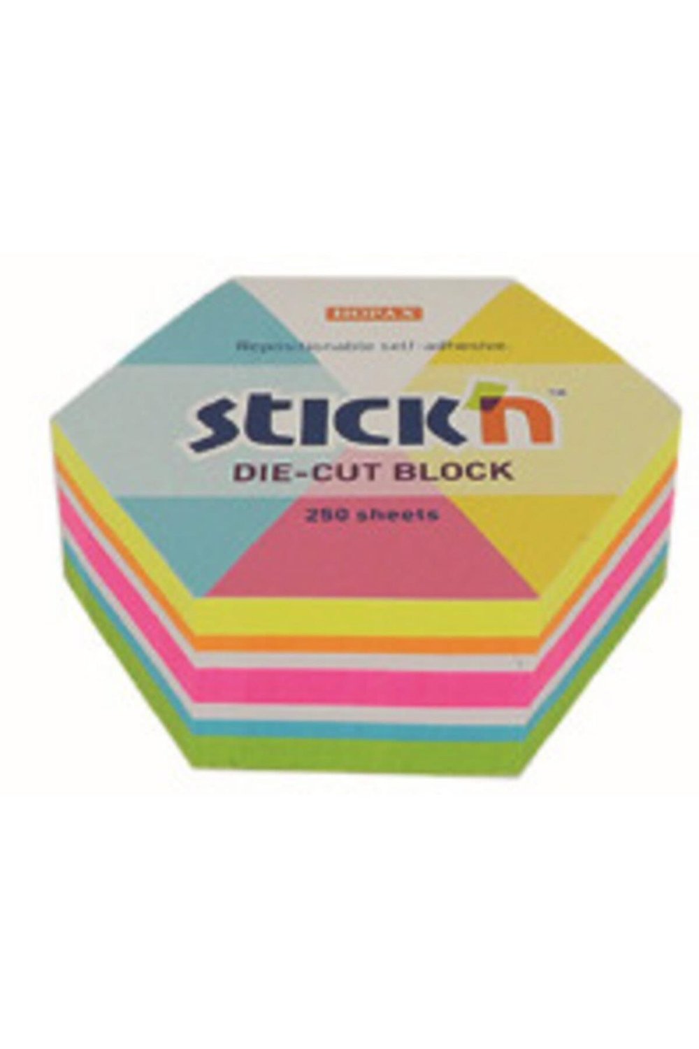 Gıpta Stıckn 61x67 Neon Altıgen Yapışkanlı Not Blok 250 Yaprak