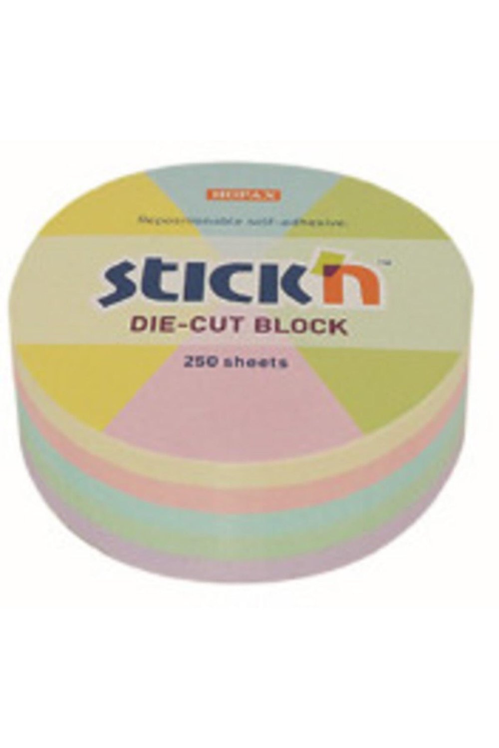 Gıpta Stıckn 67x67 Pastel Yuvarlak Yapışkanlı Not Blok 250 Yaprak