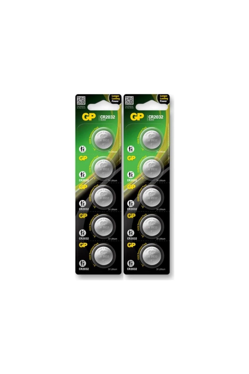 Gp 10 Adet Cr 2032 3v Düğme Pil