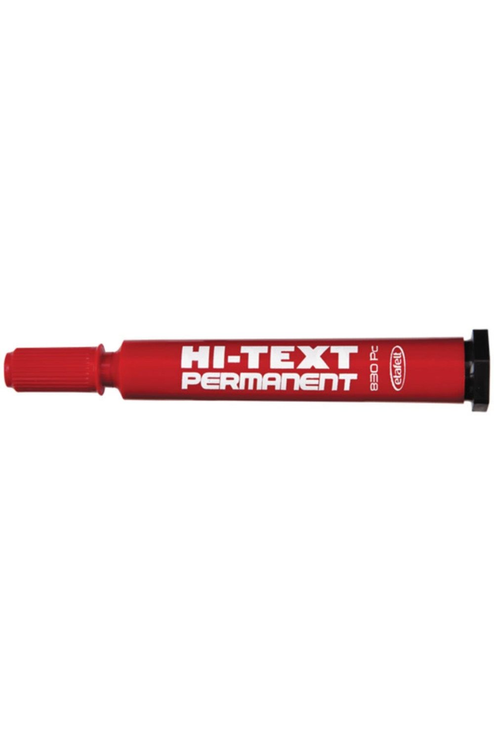 Hitext Markör Kalem Kesik Uç Kırmızı 12 Li 830-pck (1 Paket 12 Adet)