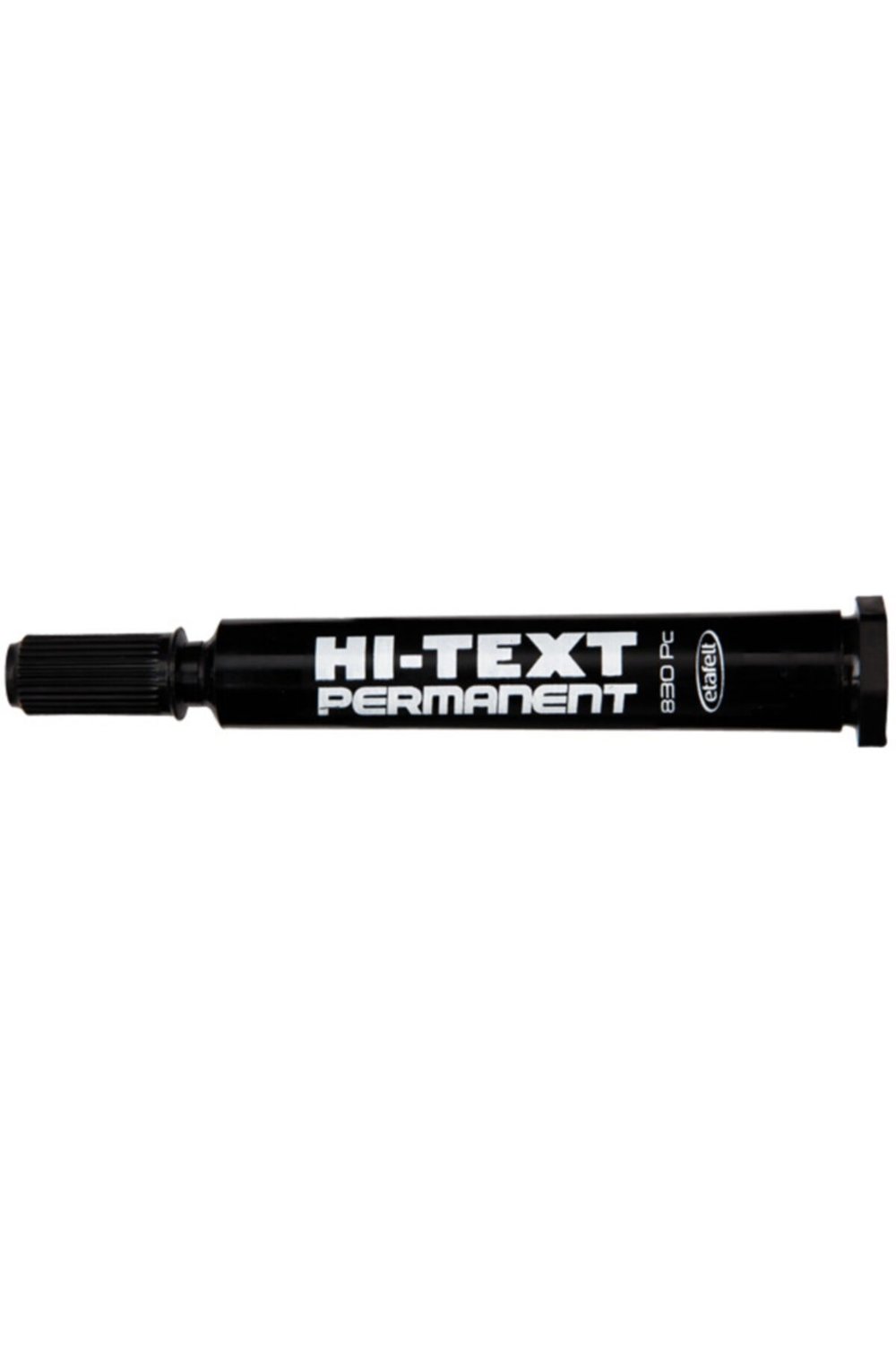 Hitext Markör Kalem Kesik Uç Siyah 12 Li 830-pcs (1 Paket 12 Adet)