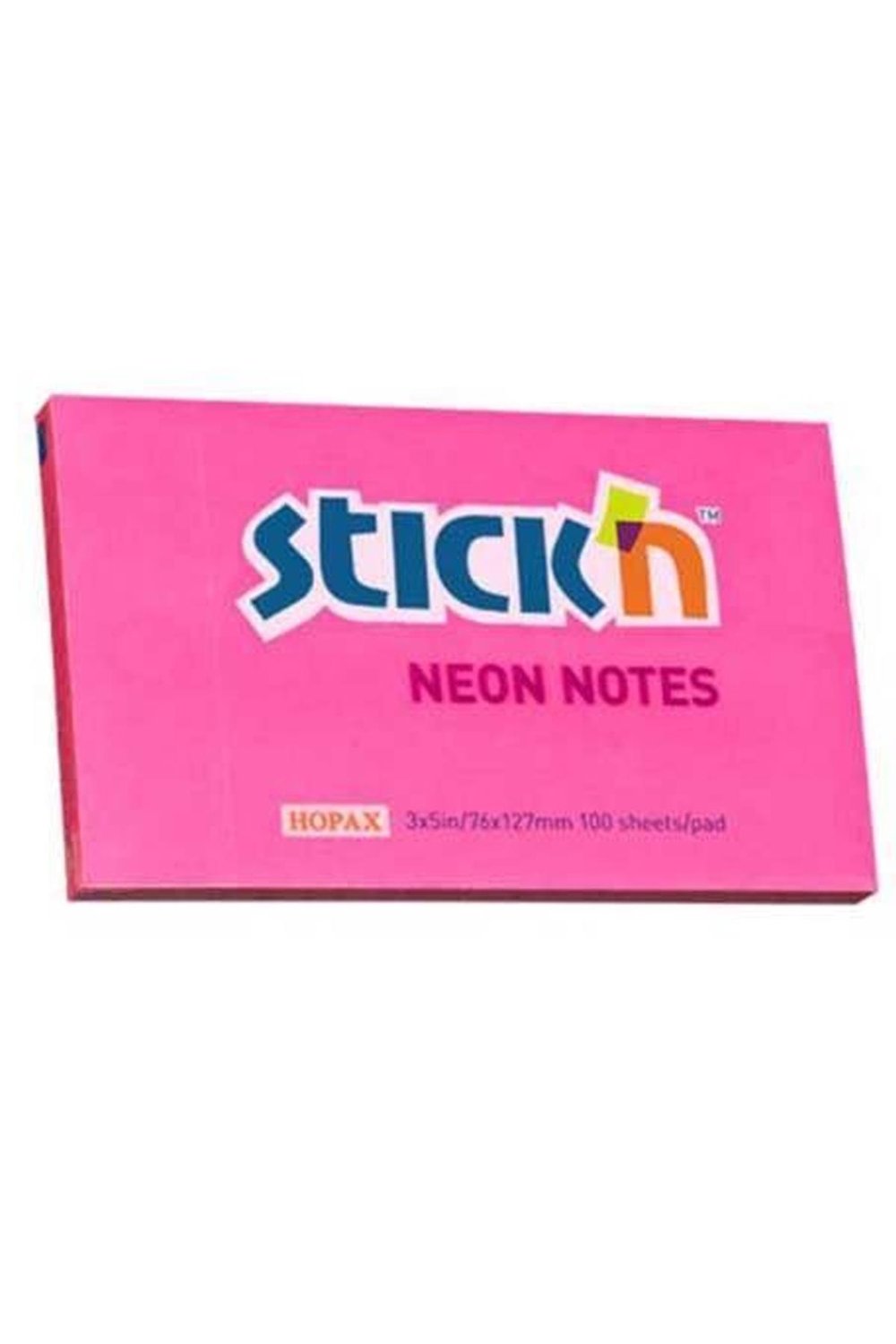 Hopax Stıckn Yapışkanlı Not Kağıdı 76x127 Neon pembe (12 adet)HE21169