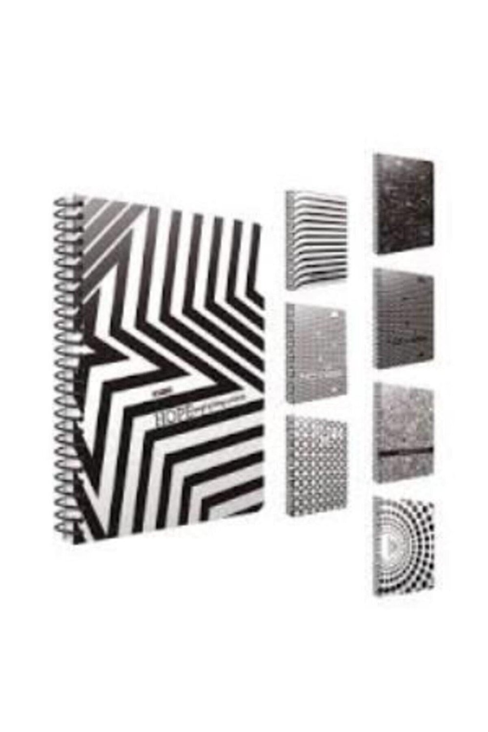 Hope Spiral Ofset Pp Kapaklı Defter (19*26) 80 Yaprak ( Kareli )