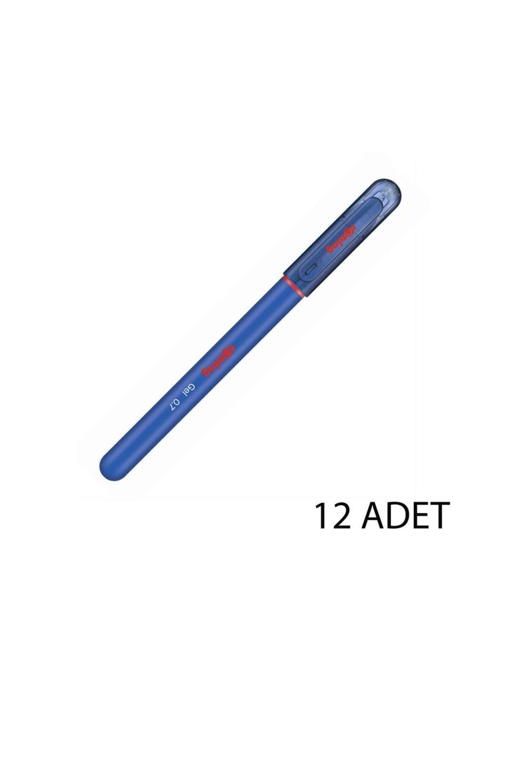Jel Mürekkepli Tükenmez Kalem Mavi 12'li