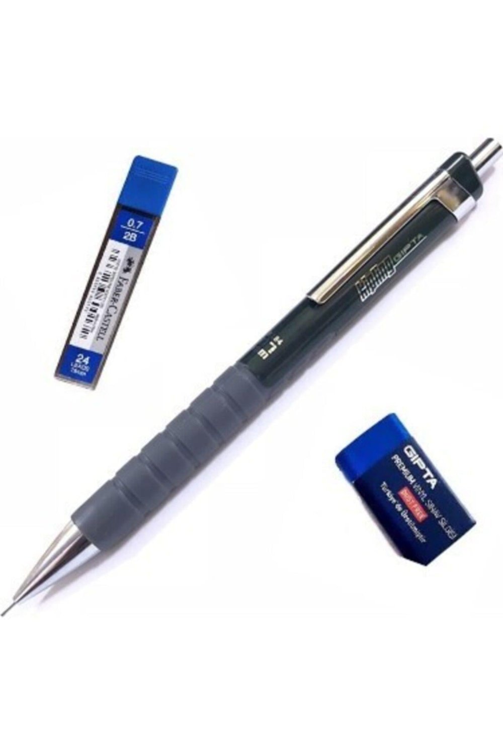 Kipling 0,7 Versatil Kalem, Sınav Silgisi, Faber Castell 24 Lü 0,7 Uç.
