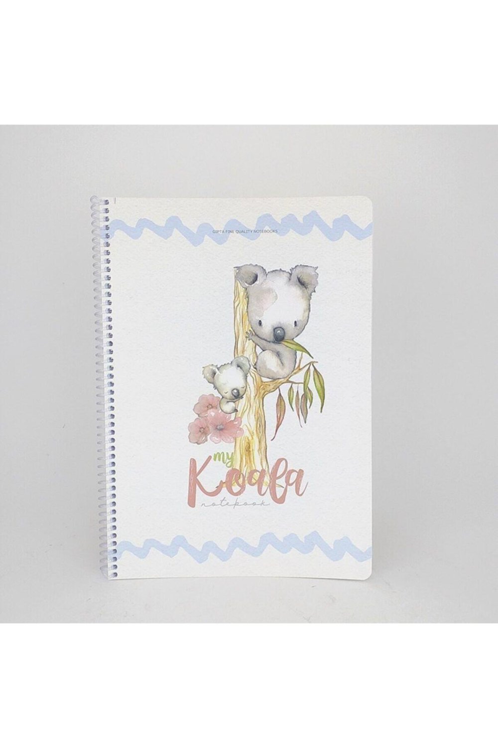 Koala Desenli Spralli Defter 80 Yp. Kareli