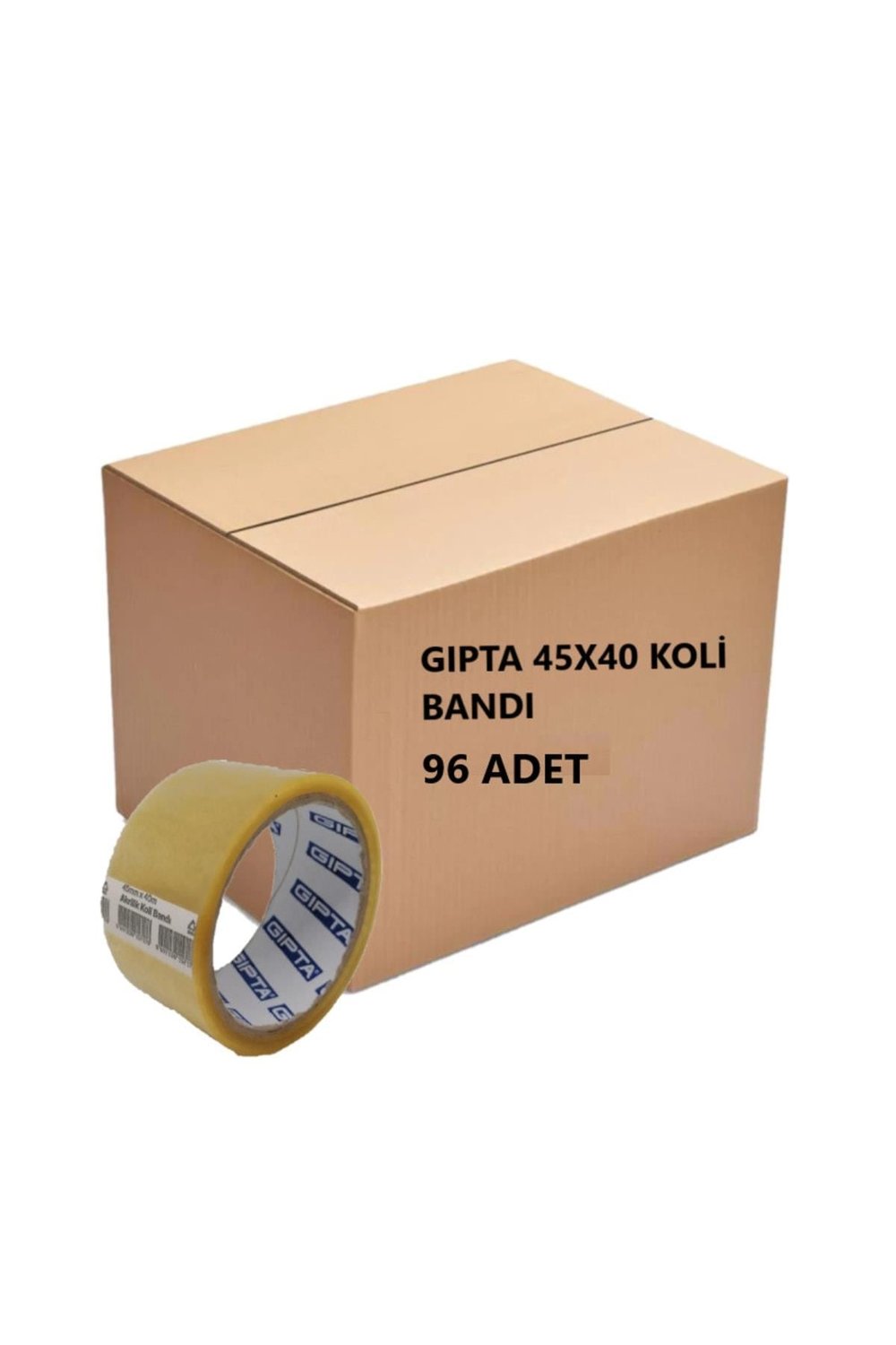 Koli Bandı 45mmx40 Metre Şeffaf Akrilik 96 Adet