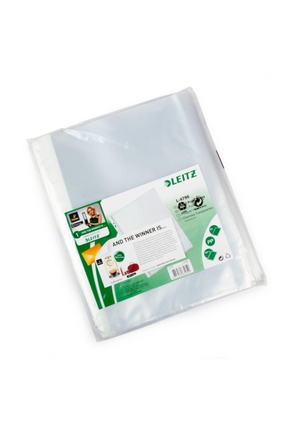 Leıtz 4796 T A4 Delikli Poşet Dosya 100'lük Paket