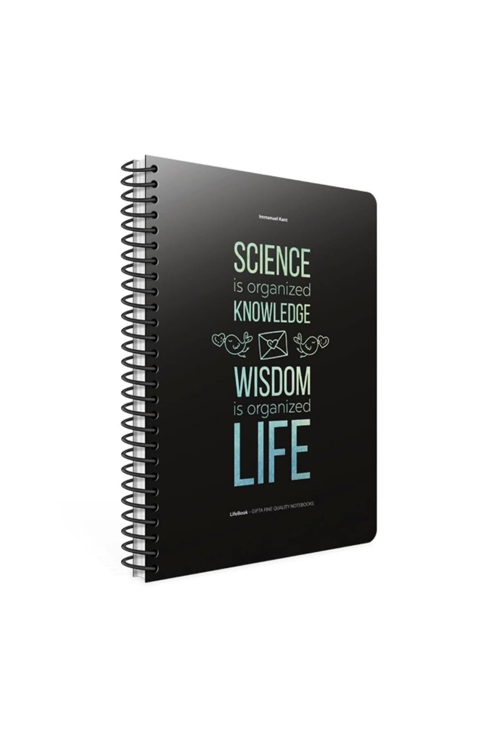 Lıfe-book Spiralli Karton Kapak Defter 19x26 100yp. Çizgili